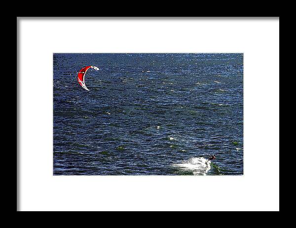 Art Framed Print featuring the painting Blowing in the Wind by David Lee Thompson
