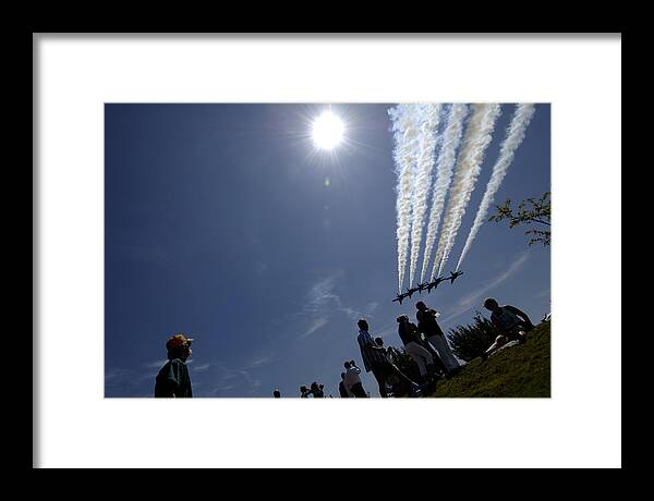 Seattle Framed Print featuring the photograph Blue Angels K086 by Yoshiki Nakamura