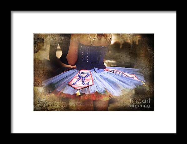 Ballerina Framed Print featuring the photograph Blue Ballerina by Craig J Satterlee