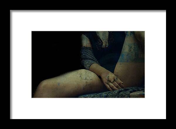Legs Framed Print featuring the digital art Blue Bayou by Paul Lovering