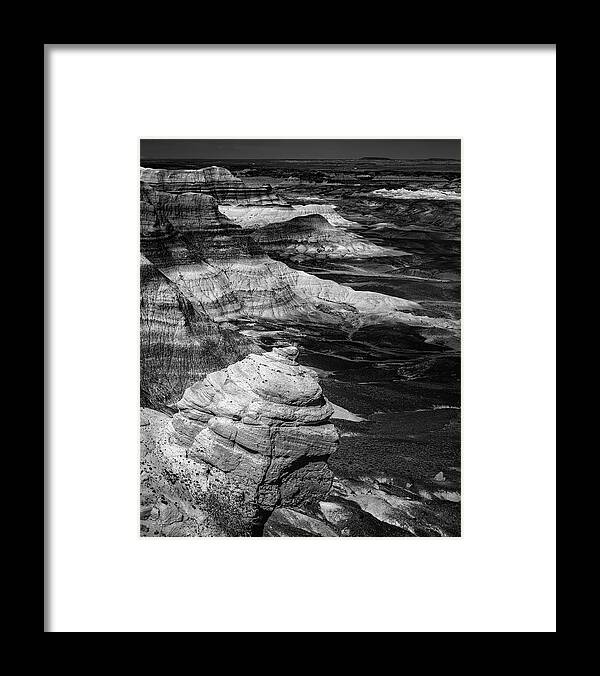 Blue Mesa Framed Print featuring the photograph Blue Mesa Outcrop by Joseph Smith