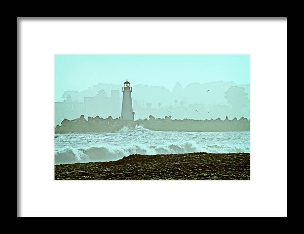 Blue Framed Print featuring the photograph Blue Mist 2 by Marilyn Hunt