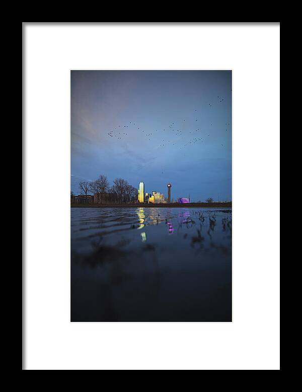 Dallas Framed Print featuring the photograph Blue by Peter Hull