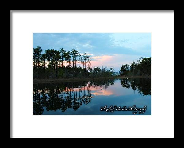  Framed Print featuring the photograph Blue Reflections by Elizabeth Harllee