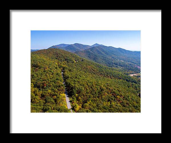 Parkway Framed Print featuring the photograph Blue Ridge Parkway7 by Star City SkyCams