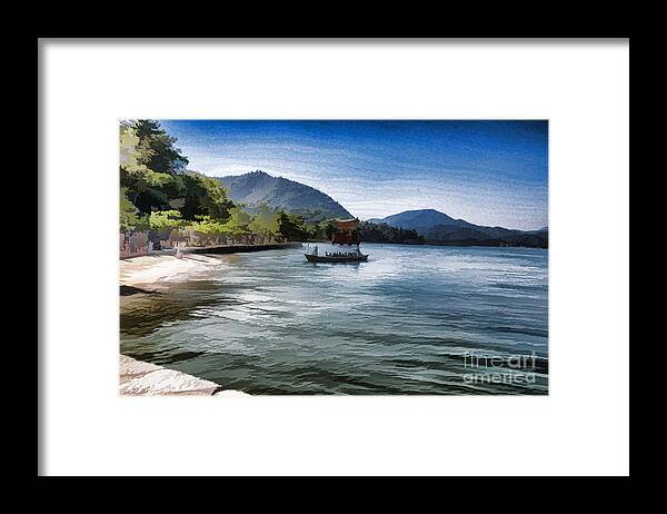 Seascape Framed Print featuring the photograph Blue sea by Pravine Chester
