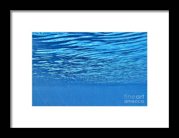Abstracts Framed Print featuring the photograph Blue Skies by Marilyn Cornwell