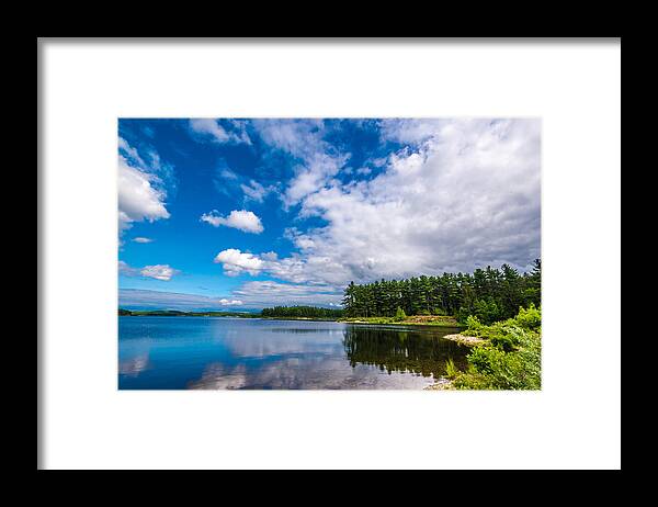 Blue Sky Framed Print featuring the photograph Blue Skies by Robert McKay Jones