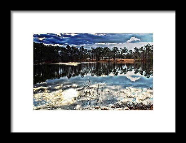 Landscape Framed Print featuring the photograph Blue Sky by Elizabeth Harllee
