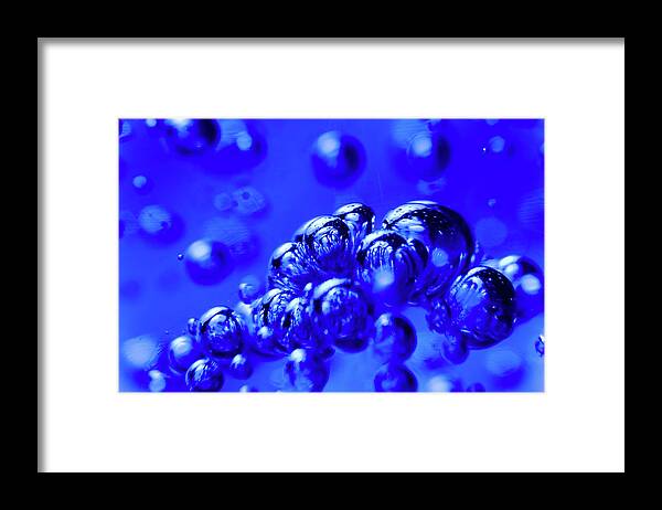 Adria Trail Framed Print featuring the photograph Blue Substance by Adria Trail