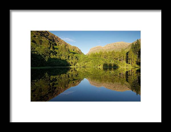 Bidean Nam Bian Framed Print featuring the photograph Blues Skies in Glencoe by Stephen Taylor