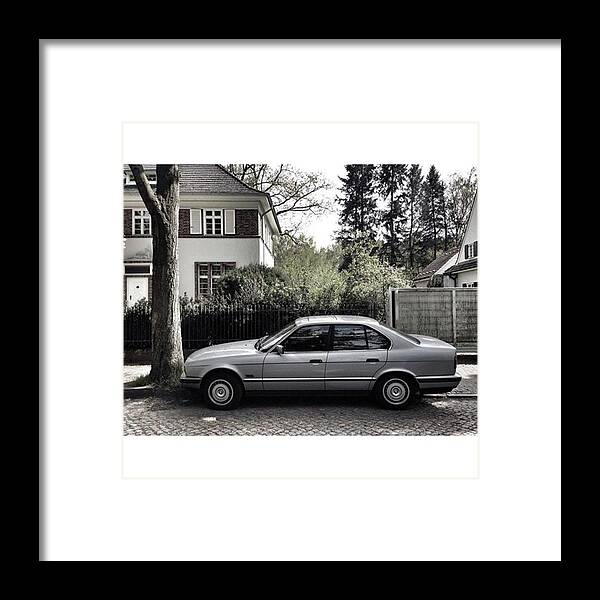 Igerberlin Framed Print featuring the photograph Bmw 530i

#berlin #wannsee #street by Berlinspotting BrlnSpttng