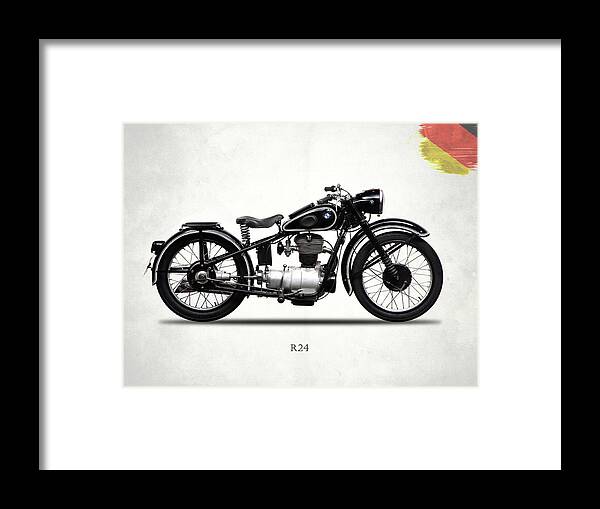 Bmw Framed Print featuring the photograph The R24 Motorcycle by Mark Rogan