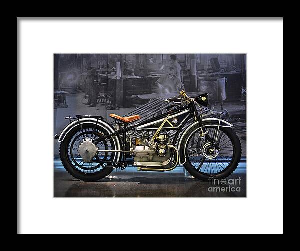 Bmw Framed Print featuring the photograph BMW Vintage Motorcycle by Mary Machare