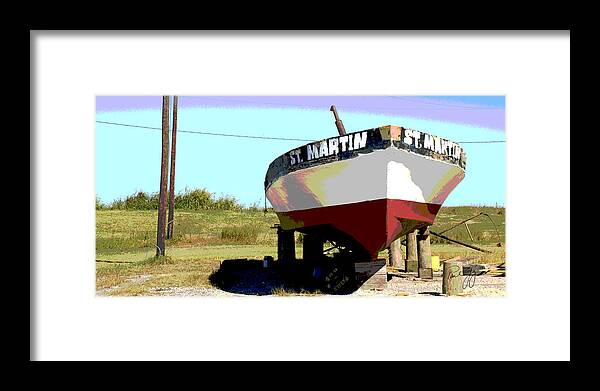 Boats Framed Print featuring the photograph Boat Series 1 St. Martin by Paul Gaj