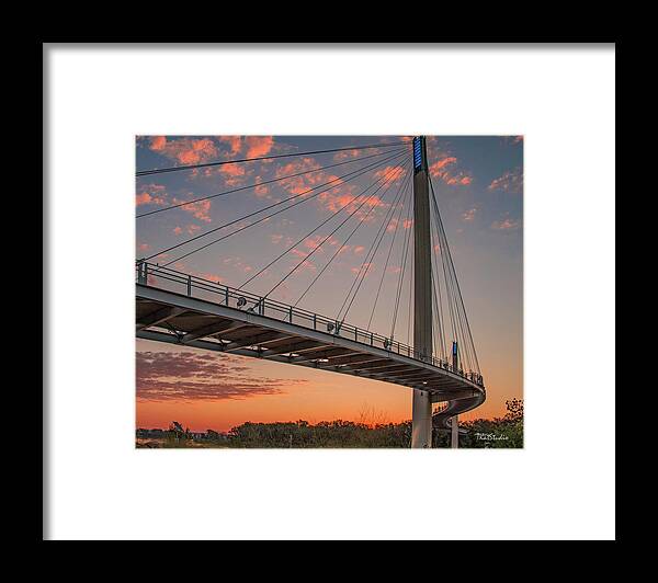 Bridge Framed Print featuring the photograph Bob Kerry Bridge at Sunrise-4 by Tim Kathka
