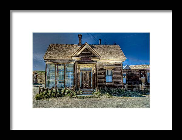 Bodie Framed Print featuring the photograph Bodie House by Greg Nyquist