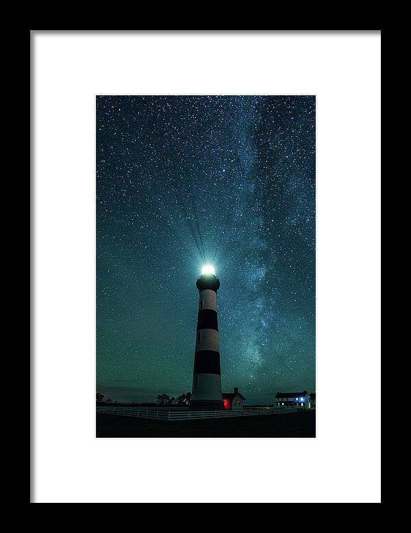 Bodie Framed Print featuring the photograph Bodie Under the Stars by Nick Noble