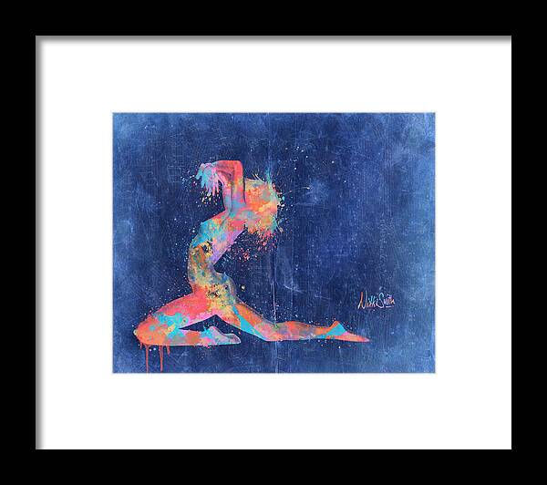 Bodyscape Framed Print featuring the digital art Bodyscape in D Minor - Music of the Body by Nikki Marie Smith