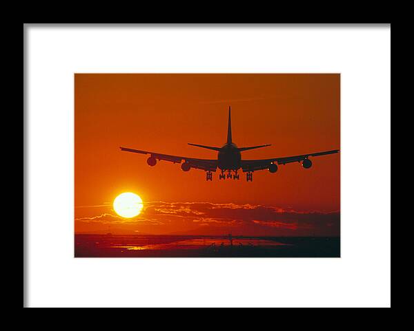Boeing 747 Framed Print featuring the photograph Boeing 747 by David Nunuk