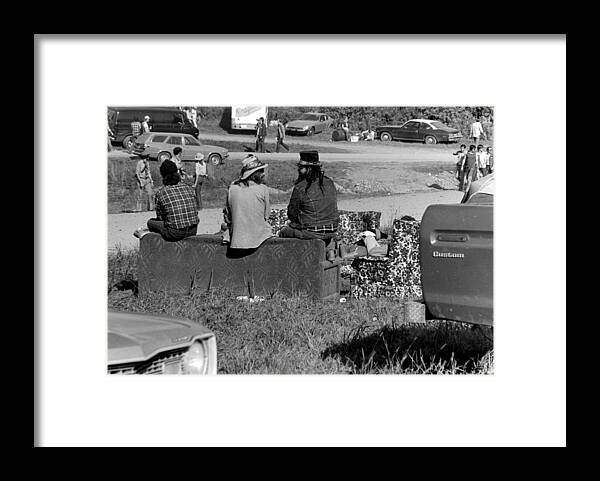 U.s. Grand Prix Framed Print featuring the photograph Bog People by Mike Flynn