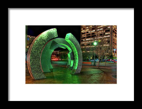 Boise Framed Print featuring the photograph Boise Rings by Daryl Clark