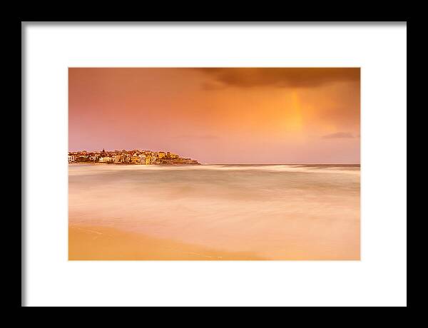 Bondi Beach Framed Print featuring the photograph Bondi Phenomenon by Az Jackson