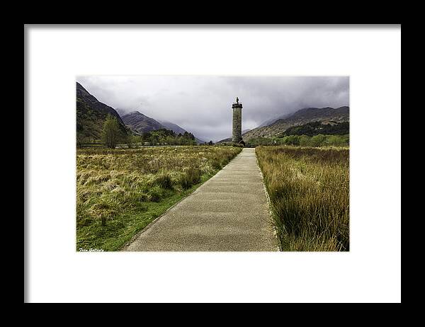 Bonnie Prince Charlie Framed Print featuring the photograph Bonnie Prince Charlie Monument by Fran Gallogly