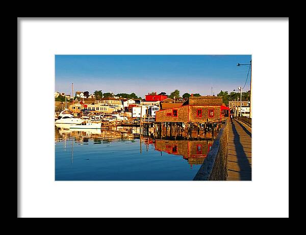 Booth Bay Framed Print featuring the photograph Booth Bay by Lisa Dunn