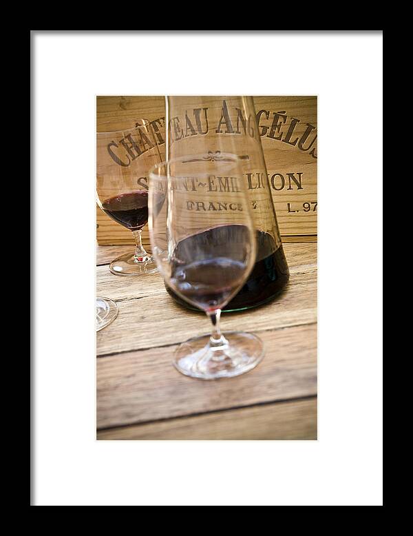 Frank Tschakert Framed Print featuring the photograph Bordeaux Wine Tasting by Frank Tschakert