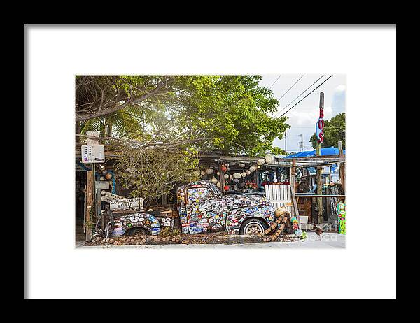 Key Framed Print featuring the photograph Bos Fish Wagon by Elena Elisseeva