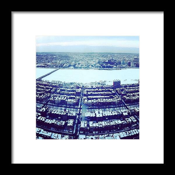 Boston Framed Print featuring the photograph A Boston Winter by Kate Arsenault 