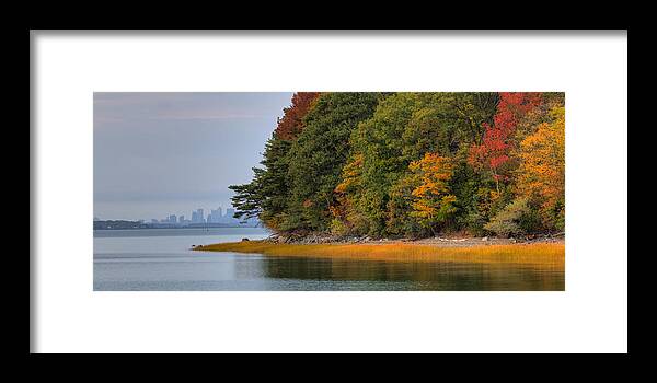  Framed Print featuring the photograph Boston In The Fall by David Henningsen