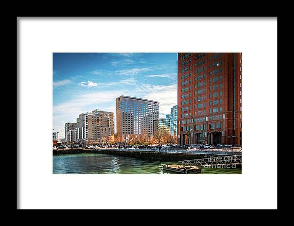 Seaport Framed Print featuring the photograph Boston Seaport by Mim White