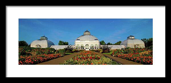 Architecture Framed Print featuring the photograph Botanical Gardens 12636 by Guy Whiteley