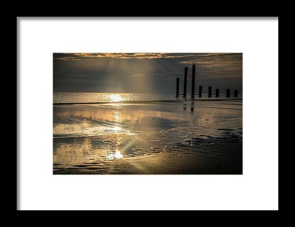 Sunrise Framed Print featuring the photograph Bouncing Morning Sun by Larkin's Balcony Photography