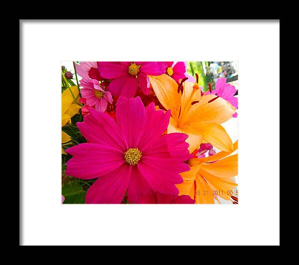 Bouquets Framed Print featuring the photograph Bouquet of Beauty by Randy Rosenberger