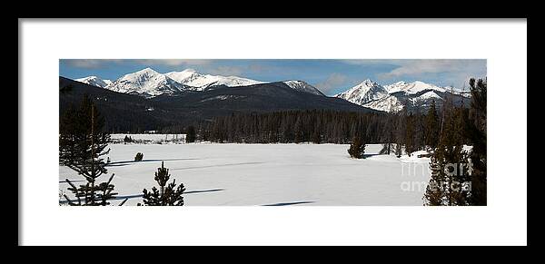 Landscape Framed Print featuring the photograph Bowen Baker Pano by Russell Smith