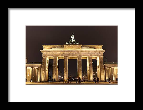 Brandenburg Gate Framed Print featuring the photograph Brandenburg Gate by Mike Reid