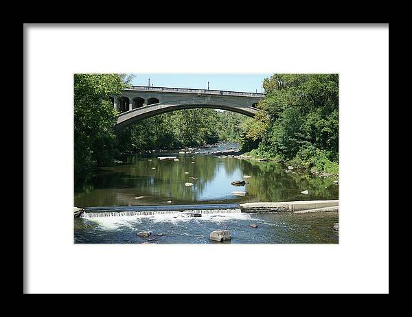Brandywine Framed Print featuring the photograph Brandywine Creek, Wilmington 05452 by Raymond Magnani