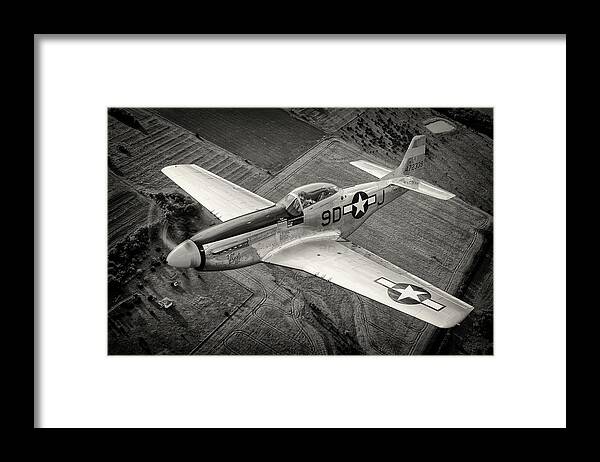 Aeroplane Framed Print featuring the photograph The Brat 3 In Flight by Jay Beckman