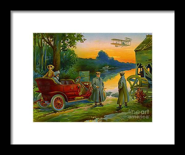 Brave New World 1910 Framed Print featuring the photograph Brave New World 1910 by Padre Art