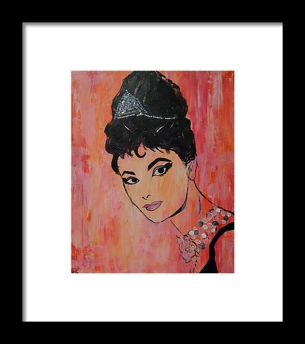 Breakfast Framed Print featuring the painting Breakfast at Tiffanys by Lynne McQueen