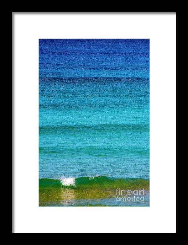 Breaking Wave Framed Print featuring the photograph Breaking wave by Sheila Smart Fine Art Photography
