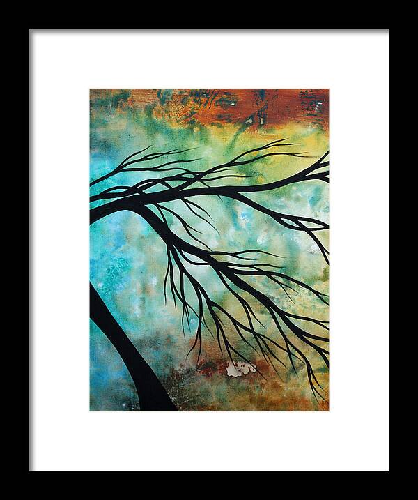 Art Framed Print featuring the painting Breathless 2 by MADART by Megan Aroon