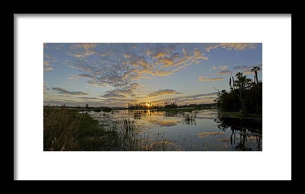 Orlando Framed Print featuring the photograph Breathtaking Orlando Sunrise by Brian Kamprath