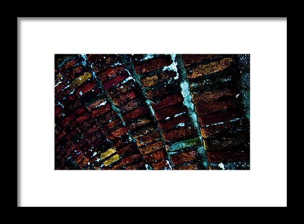Brick Framed Print featuring the photograph Brick Steps by Grebo Gray