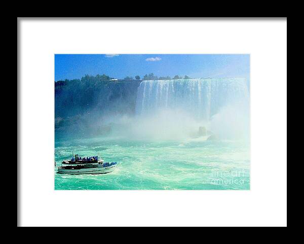 Bridal Veil Framed Print featuring the photograph Bridal Veil Falls by Janette Boyd