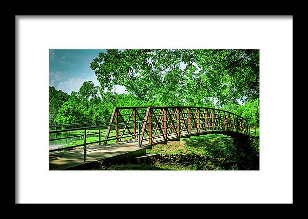 Bridge Framed Print featuring the photograph Bridge at Ritter Springs by Allin Sorenson