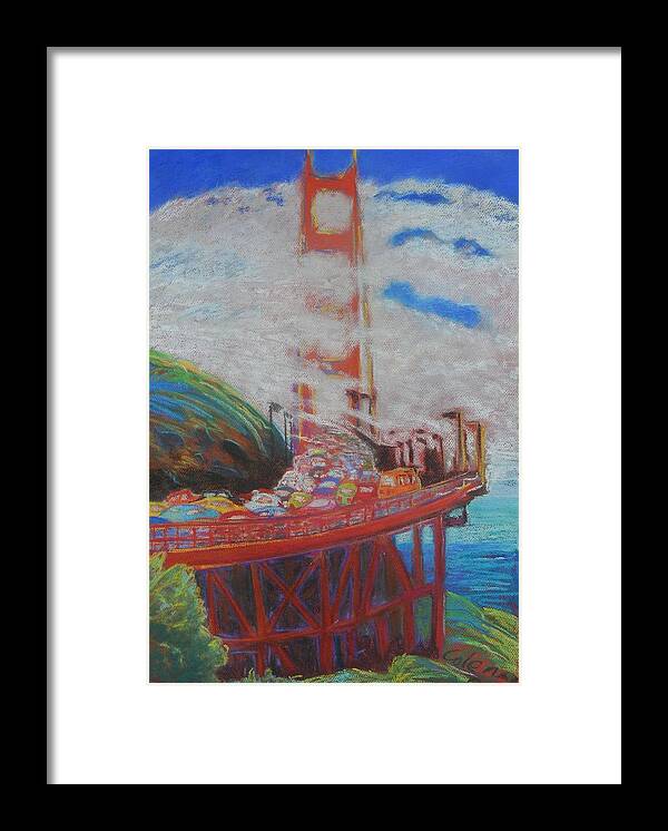 Bridge Framed Print featuring the painting Bridge by Gary Coleman